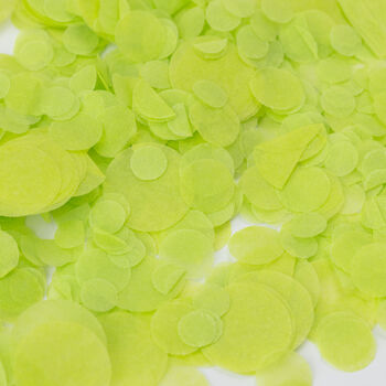 Lime Green Wedding Confetti | Biodegradable Confetti, 3 of 6