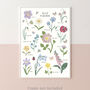 Floral Wild Flowers Print, thumbnail 2 of 4
