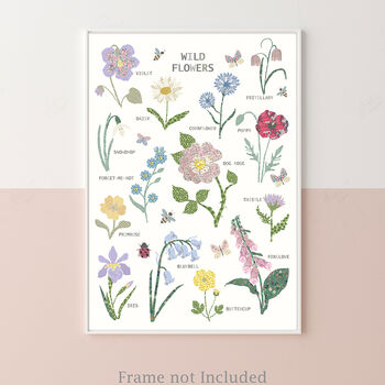 Floral Wild Flowers Print, 2 of 4