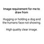 Personalised Pet Portrait And Owner Print, Unframed, thumbnail 5 of 5