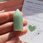 Green Aventurine Gemstone Mini Tower, thumbnail 1 of 7