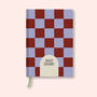2027 Diary | A5 Hardcover Week To View | Blueberry Check, thumbnail 1 of 8