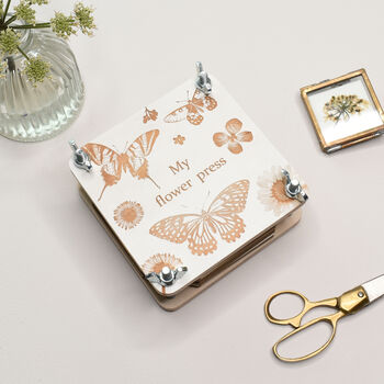 Personalised Engraved Butterfly Flower Press, 4 of 5