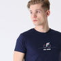 Paris Roubaix Navy Cycling T Shirt, thumbnail 3 of 6