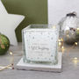 New Home Christmas Snowflake Scented Square Candle, thumbnail 5 of 5