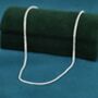 Sterling Silver Sparkle Chain Necklace, thumbnail 4 of 11