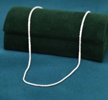 Sterling Silver Sparkle Chain Necklace, 4 of 11