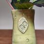 40th Birthday Anniversary Handmade Vase With Ceramic Tag, thumbnail 2 of 7