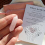 Rose Quartz Crystal Point For Love And Compassion, thumbnail 1 of 4