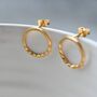 Statement Twisted Studs, thumbnail 4 of 4