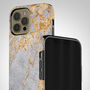 Golden Sky Marble Tough Case For iPhone, thumbnail 1 of 4