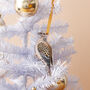 Turtle Dove Lasercut Wooden Christmas Decoration, thumbnail 2 of 9