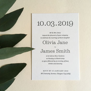Big Date Save The Date Card, 9 of 12