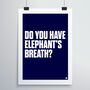 Elephant's Breath Print, thumbnail 1 of 4