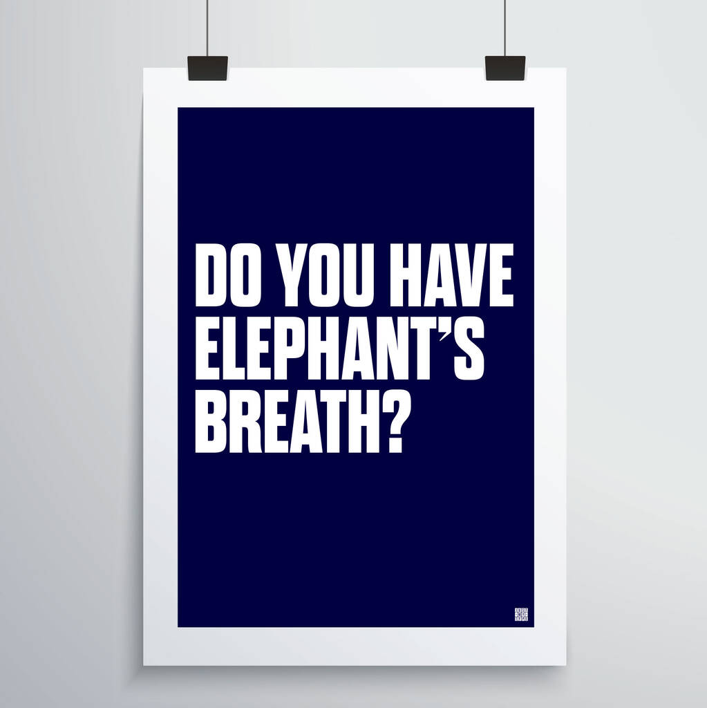 Elephant's Breath Print, 1 of 4