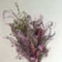 Purple Wild Flower Dried Flower Bouquet, thumbnail 4 of 4