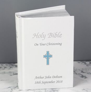 Personalised Bible With Cross, 2 of 6