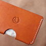 Personalised Leather Card Sleeve, thumbnail 3 of 7