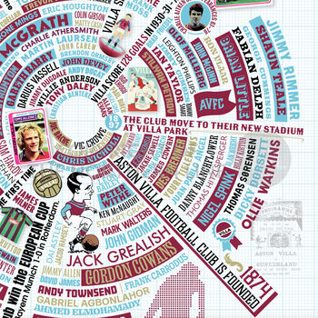 Villa Wheel Of Fame Poster Print, 3 of 6