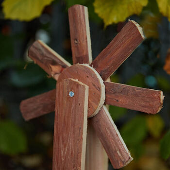 Wooden Lodge Bird House Planter, 3 of 8
