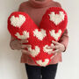 Sweet Heart Chunky Cushion Knitting Pattern, thumbnail 3 of 4