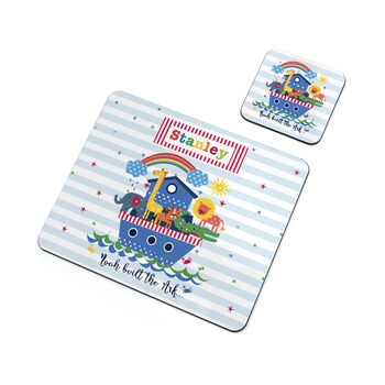 Personalised Child's Noah's Ark Placemat Set, 3 of 3