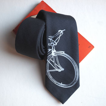Wool Bike Print Tie, 2 of 6
