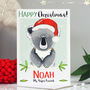 Personalised Koala Relation Christmas Card, thumbnail 1 of 8