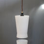 Waisted Flat Top Glass Lampshade, thumbnail 5 of 6