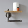 Industrial Toilet Roll Holder And Shelf, thumbnail 2 of 3