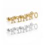 Pair Of Letter Alphabet Earrings Gold Or Silver Plated, thumbnail 10 of 11