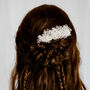 Liberty Preserved White Gypsophila Wedding Hair Pins, thumbnail 2 of 3