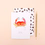 The Crab Cancer Zodiac Birthday Card, thumbnail 1 of 3