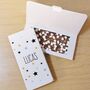 Stars Personalised Chocolate Gift Card, thumbnail 3 of 4