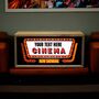 Personalised Wooden Light Box Home Cinema Now Showing, thumbnail 3 of 6