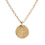 9ct Gold Signature Engraved Cross Medal, thumbnail 4 of 12