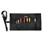 Personalised Black Leather Apron And Tool Roll Gift Set, thumbnail 6 of 10