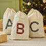 Personalised Initial Canvas Gift Sack, thumbnail 1 of 3