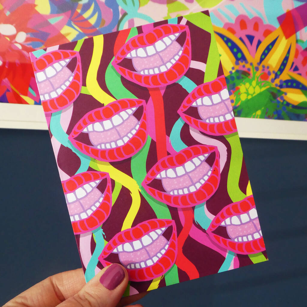 Lips Card By Dotterson