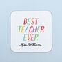 Personalised Best Teacher Mug Colourful, thumbnail 2 of 3