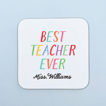 Personalised Best Teacher Mug Colourful, 2 of 3