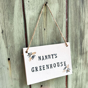 Nanny's Greenhouse Sign With Bees, 4 of 6
