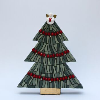 Christmas Tree Handmade Mosaic Ornament, 7 of 9