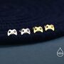 Game Console Stud Earrings In Sterling Silver, thumbnail 6 of 12