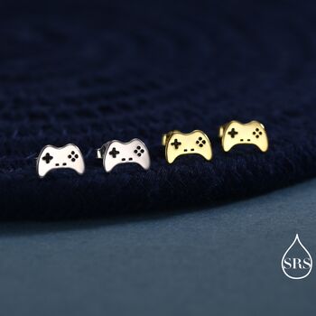 Game Console Stud Earrings In Sterling Silver, 6 of 12