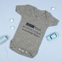 'Happy First Father's Day' Babygrow, thumbnail 1 of 6