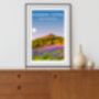 Roseberry Topping North York Moors Landscape Art Print, thumbnail 3 of 3