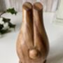 11cm Yoga Bunny Rabbit Figurine Pilates Statue Gift, thumbnail 4 of 10