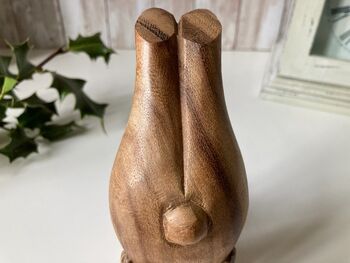 11cm Yoga Bunny Rabbit Figurine Pilates Statue Gift, 4 of 10