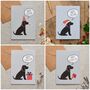 Black Cocker Spaniel Dog Walking Socks, thumbnail 10 of 12